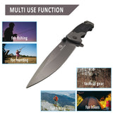 9&quot; Knives 57HRC Folding Knife G10 Handle 5CR13MOV BladeOutdoor Camping Knifes Hunting Hiking Fishing EDC Hand Tool Knives