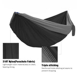 Camping Hammock Double Single Lightweight with Hanging Ropes