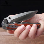 New 5CR15MOV sharp cutting knife, outdoor camping hunting survival folding knife tactic jungle adventure knife