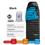 Naturehike CW400 Sleeping Bags Ultralight Compact Waterproof Warm Goose Down