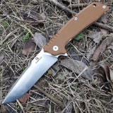 Assassin Folding Knife D2 Blade G10 Handle Ball Bearing Knives