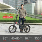 Folding Electric Bike 48V 10.4AH 350W E-Bike E Bike Shimano 7 Speed Disc Brake MTB