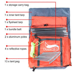 Desert Fox Backpacking/Camping Tent, Lightweight 1-3 Person  Double Layer Waterproof Portable Aluminum Poles