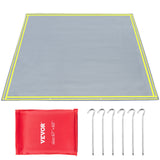 VEVOR 1.7*1.5M Fire Pit Mat Fireproof Camping Stove/Grill Blanket Emergency Fiberglass Retardant