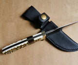 Fixed Blade Knife Handmade; High hardness stainless steel; Hunting Knife  Antlers handle