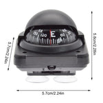 Adjustable Dash Mount Compass Pointing Guide Ball for Marine Boat Truck Auto