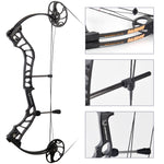 Compound Bow Full Package,15-70 lbs Adjustable, Up to 320  fps