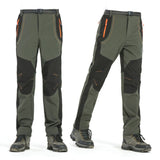 Autumn/Winter Men/Women Hiking Pants Softshell Trousers Waterproof Windproof