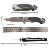 9&quot; Knives 57HRC Folding Knife G10 Handle 5CR13MOV BladeOutdoor Camping Knifes Hunting Hiking Fishing EDC Hand Tool Knives