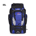 90L 80L Travel Bag Backpack Army Climbing Bags Mountaineering Large Capacity Sport Bag