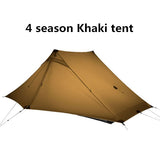 2 Person Outdoor Ultralight Camping Tent 3 Season Professional 20D Nylon Both Sides Silicon Tent