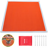 VEVOR 1.7*1.5M Fire Pit Mat Fireproof Camping Stove/Grill Blanket Emergency Fiberglass Retardant