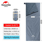 Naturehike Sleeping Bag LW180 Envelope Ultralight Waterproof Backpacking Cotton