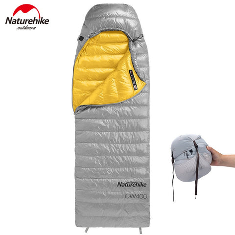 Naturehike CW400 Sleeping Bags Ultralight Compact Waterproof Warm Goose Down