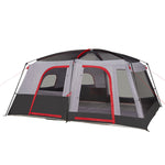 12-Person Cabin Tent, With Convertible Screen Room, Outdoor Large Family Camping Tents