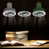 Multifunctional Mini Fan USB Rechargeable with LED Light 12000mAh