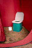 Portable Toilet, Full Size Seat And Lid, For Camping, Hunting, Fishing