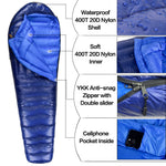 WINGACE Mummy Sleeping Bag 750FP 95% Down Cold Weather