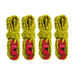 4pcs Multifunction Tent Rope Durable Polypropylene With S-Shaped Hook