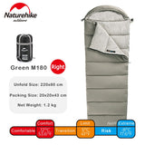 Naturehike Sleeping Bag M400 Spliced Cotton Ultralight Envelope Sleeping Bag Washable