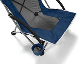 Beach Chair With UPF 50+ Adjustable Sun Shelter Recliner Ultralight