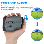 Portable Golf Laser Rangefinder 650M telescope 5 Modes Of Measurement Laser Distance Meter for Golf Sport, Hunting, Survey