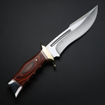 Hunting knife wooden handle high hardness fixed blade camping multi-functional