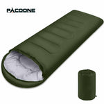 Pacoone Camping Sleeping Bag Lightweight 4 Season Cold Envelope Backpacking Sleeping Bag