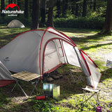 Naturehike Tent 20D Silicone Fabric 1 Room Rainproof 3-4 Person Tent