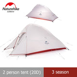 Naturehike Cloud Up 2 Ultralight Tent 1-2 Person Waterproof