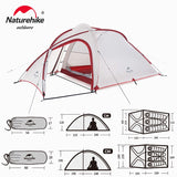 Naturehike  3/4 Person Camping Tent Ultralight Waterproof Tent