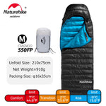 Naturehike Sleeping Bag CW400 Lightweight Goose Down Winter Sleeping Bag Ultralight