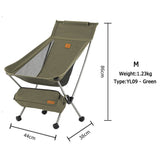 Naturehike YL10 Folding Moon Chair Compact Leisure Backrest