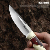 FORESAIL-DC53 steel hunting knife integrated steel straight