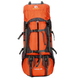 60L Outdoor Backpack Camping Bracket Climbing Bag Waterproof Climbing Rucksack with Rain Cover