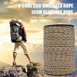 100m 550 Paracord Parachute Cord