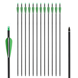 6pcs/12pcs Archery Mixed Carbon Arrow ; 6.2mm Spine