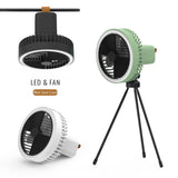 Multifunctional Mini Fan USB Rechargeable with LED Light 12000mAh