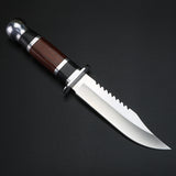 Rosewood handle fixed blade outdoor knife high hardness hunting knife