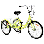 Adult 3-Wheel Bikes, 26 Inch Wheels Cruiser