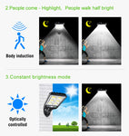 Solar Sensor Wall Light LED Waterproof Garden Street Lamp