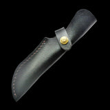 440C Steel Hunting Fixed Blade Knives Wild Deer Wenge Wood Handle Outdoor Survival Knife with Sheath