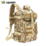 Military Tactical Backpack 1000D Polyester 30L 3P Softback  Waterproof Rucksack