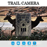 Trail Hunting Camera IP56 Waterproof High-Sensitive Motion Camera 0.8S Trigger Time