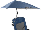 Beach Chair With UPF 50+ Adjustable Sun Shelter Recliner Ultralight