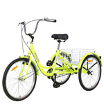 Adult 3-Wheel Bikes, 26 Inch Wheels Cruiser