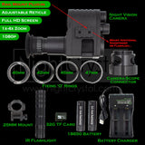 Megaorei 4A Integrated Night Vision Scope Built-in 850nm Infrared Flashlight