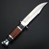 Rosewood handle fixed blade outdoor knife high hardness hunting knife