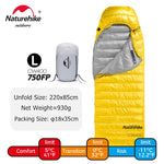 Naturehike Sleeping Bag CW400 Lightweight Goose Down Winter Sleeping Bag Ultralight