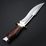 Hunting knife wooden handle high hardness fixed blade camping multi-functional